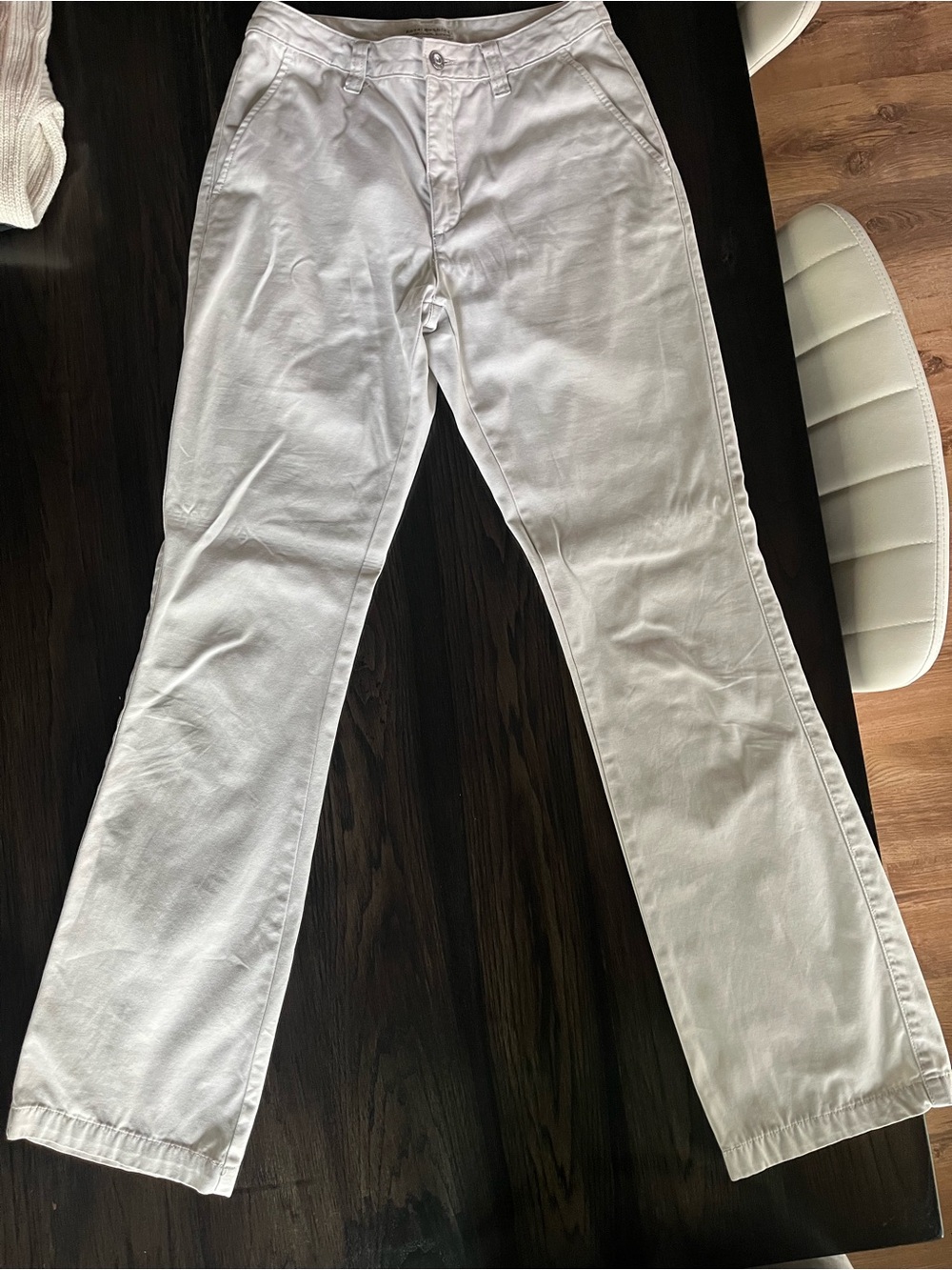 Royal Robbins Women's Boot Cut Pants in Light Gray